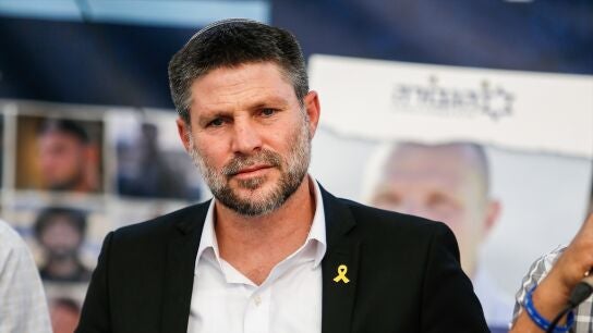 El ministro de Finanzas israel&iacute;, el ultranacionalista Bezalel Smotrich, en una imagen de archivo.