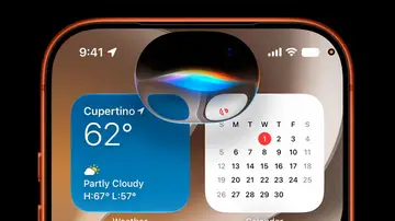 Siri AI en un iPhone Siri AI en un iPhone