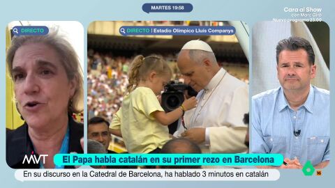 El sumo pont&iacute;fice ya est&aacute; en Barcelona, pero, antes de su viaje, la portavoz de Junts en el Congreso de los Diputados le pidi&oacute; que utilizara el catal&aacute;n durante su visita a la Ciudad Condal. 