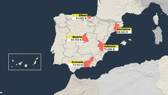 Este es el precio de la felicidad en España: casi 77.200 euros al año por persona frente a un sueldo medio por debajo de los 30.000 Este es el precio de la felicidad en España: casi 77.200 euros al año por persona frente a un sueldo medio por debajo de los 30.000