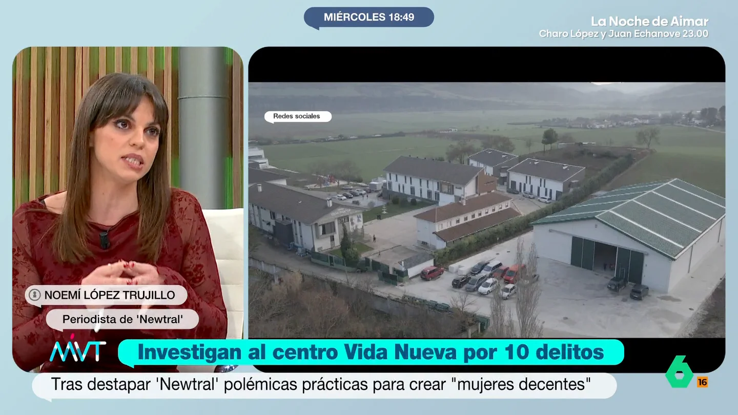 La periodista de Newtral explica el contenido de las denuncias sobre el centro Vida Nueva La periodista de Newtral explica el contenido de las denuncias sobre el centro Vida Nueva