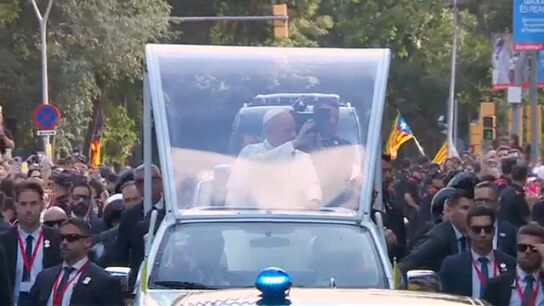El papa Le&oacute;n XIV recorre Barcelona, este mi&eacute;rcoles.