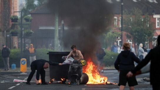 Belfast, en llamas