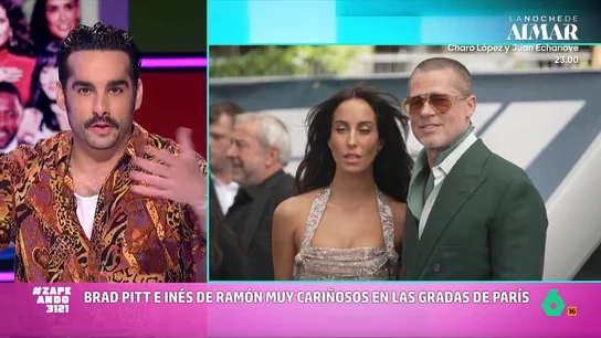Juan Sanguino, sobre las tiernas imágenes de Brad Pitt y su novia: "A lo mejor quiere distraer un poco" Zahara, otra de las hijas del actor y Angelina Jolie, ha decidido quitarse el apellido Pitt. El periodista cree que el actor de ha dejado ver muy acaramelado con su pareja para desviar la atención.