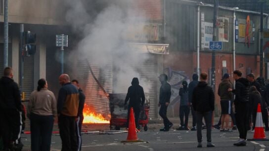 Belfast, en llamas