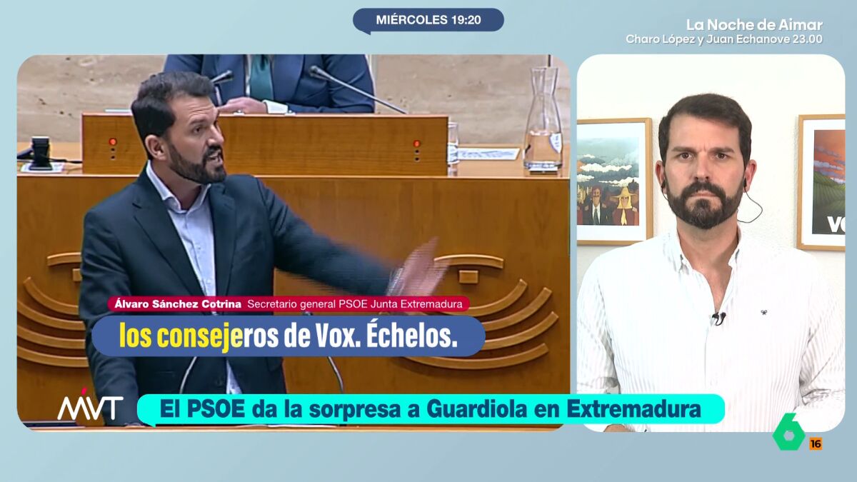 Cotrina explica el ofrecimiento del PSOE extremeño