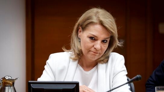 La vicepresidenta de la Generalidad Valenciana, Susana Camarero, en Les Corts