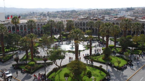 Plaza de España, en Arequipa (Perú)