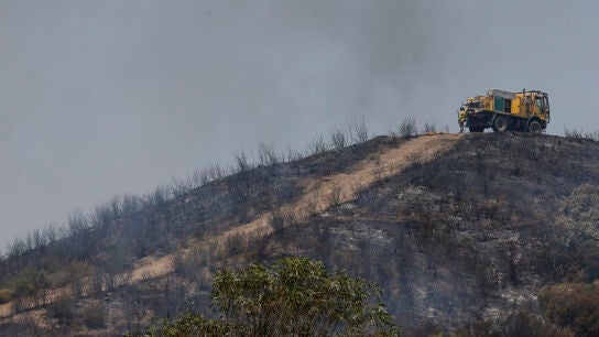 Estabilizado el incendio Villanueva de los Castillejos (Huelva) tras arrasar m&aacute;s de 5.000 hect&aacute;reas y provocar 370 desalojos
