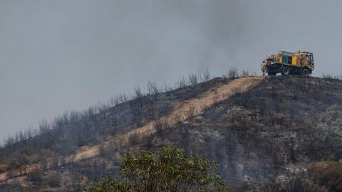 Estabilizado el incendio Villanueva de los Castillejos (Huelva) tras arrasar m&aacute;s de 5.000 hect&aacute;reas y provocar 370 desalojos