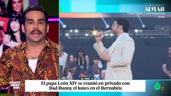 El cantante y el sumo pont&iacute;fice tuvieron un encuentro privado en el Santiago Bernab&eacute;u. Como cuenta el periodista, este se produjo porque el equipo del artista contact&oacute; con la Conferencia Episcopal. 