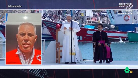 El sumo pont&iacute;fice ha visitado este jueves el muelle de Arguinegu&iacute;n. Para conocer qu&eacute; significa esta visita del santo padre a este enclave, Andrea Ropero ha hablado con el responsable del equipo de primera respuesta de emergencias de la Cruz Roja.