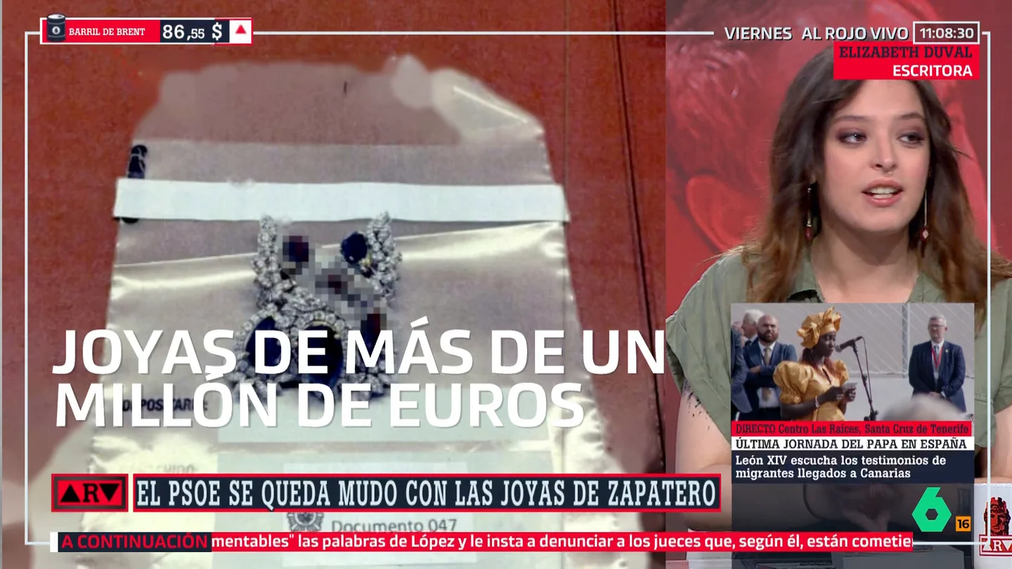 Duval se pregunta por el desconocimiento de Zapatero ante el valor de las joyas: "No se ha querido saber ese valor por temor a que esa tasación se filtrara" Duval se pregunta por el desconocimiento de Zapatero ante el valor de las joyas: "No se ha querido saber ese valor por temor a que esa tasación se filtrara"