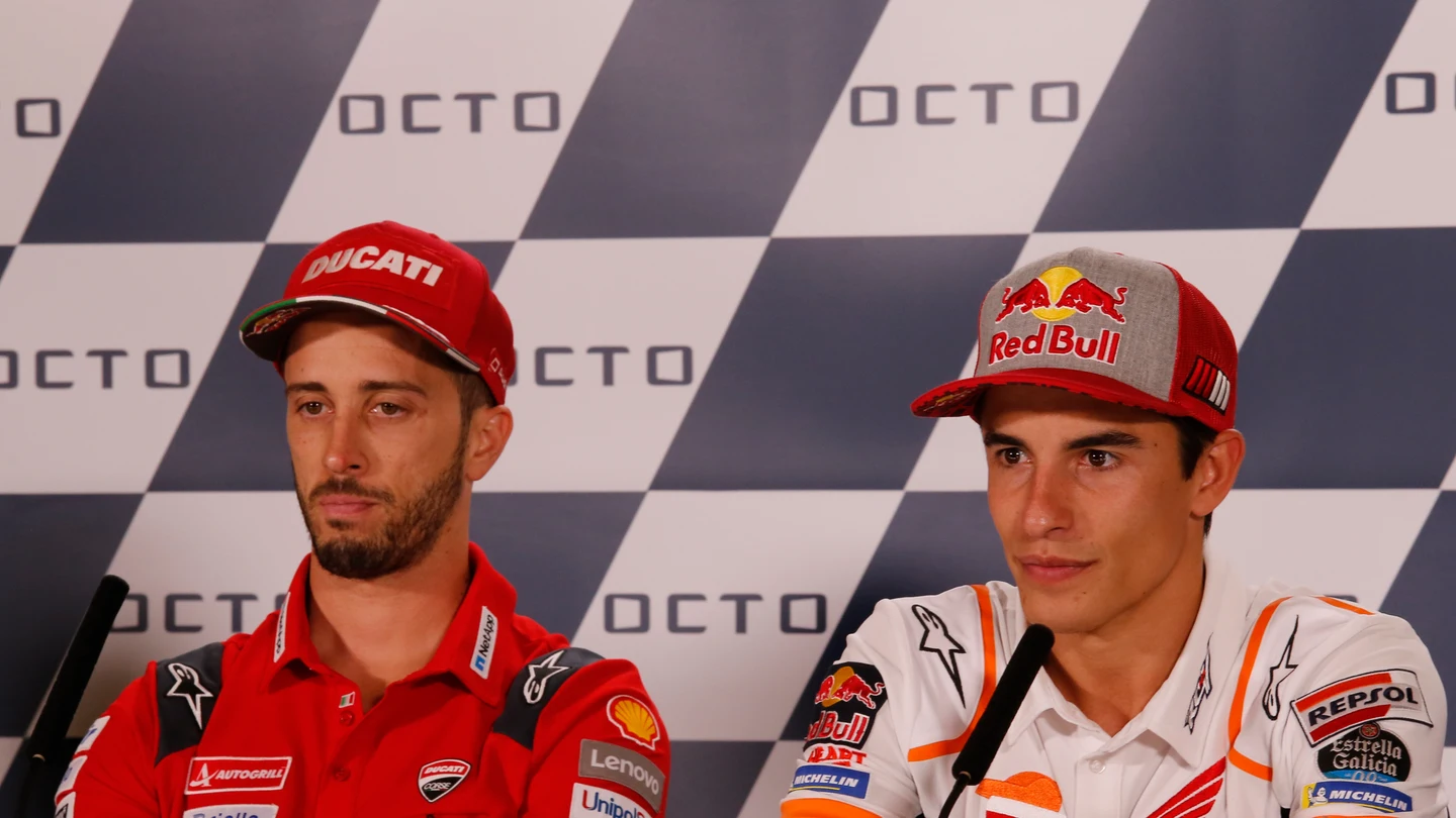 Andrea Dovizioso y Marc Márquez Andrea Dovizioso y Marc Márquez