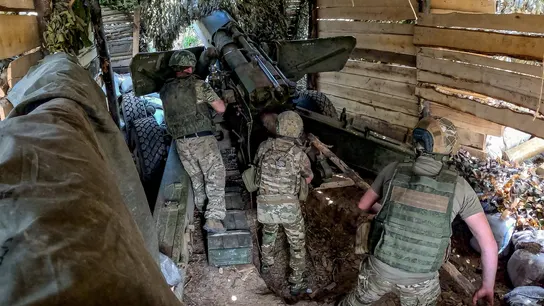 Militares del Ejército de Rusia en la provincia ucraniana de Jersón Militares del Ejército de Rusia en la provincia ucraniana de Jersón