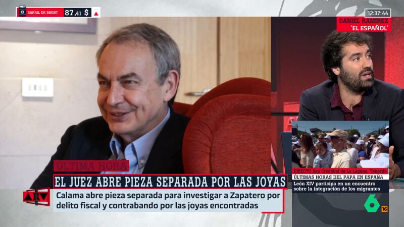 Daniel Ram&iacute;rez, tajante sobre las joyas de Zapatero: "El PSOE no puede desvincularse de esta cuesti&oacute;n"