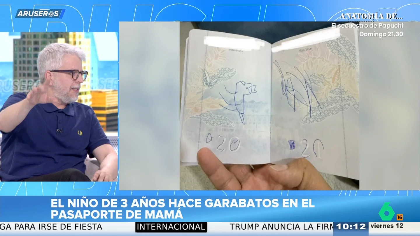 El "tierra, trágame" de una madre cuando su hijo de tres años le destroza el pasaporte y le impide volar El "tierra, trágame" de una madre cuando su hijo de tres años le destroza el pasaporte y le impide volar