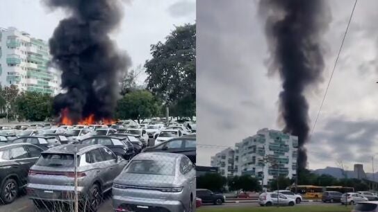 Impacto entre dos helic&oacute;pteros en R&iacute;o de Janeiro