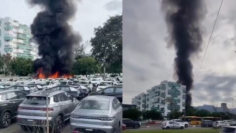 Impacto entre dos helic&oacute;pteros en R&iacute;o de Janeiro