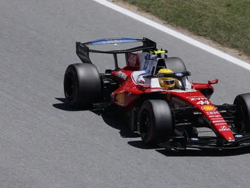 Lewis Hamilton en la carrera del GP de Barcelona Lewis Hamilton en la carrera del GP de Barcelona