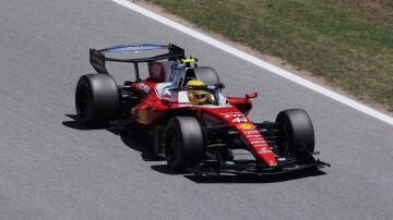 Lewis Hamilton en la carrera del GP de Barcelona