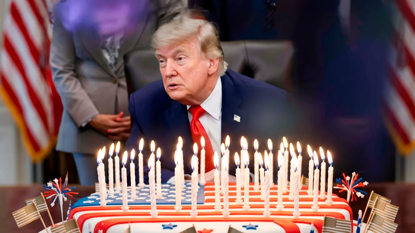 El cumpleaños de Trump. El cumpleaños de Trump.