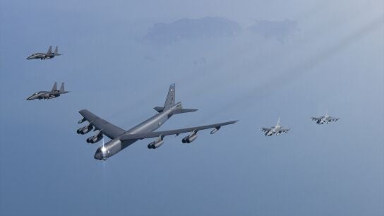 Imagen de archivo de un B-52H Stratofortress estadounidense.