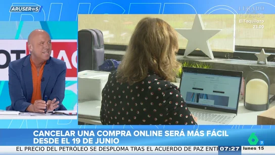La reacción de Alfonso Arús al nuevo botón obligatorio de 'cancelar compra' en tiendas online: "¿Y el de 'cancelar suscripción'?'" La reacción de Alfonso Arús al nuevo botón obligatorio de 'cancelar compra' en tiendas online: "¿Y el de 'cancelar suscripción'?'"