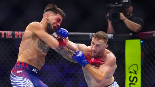 Ilia Topuria y Justin Gaethje