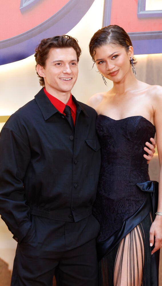 Tom Holland y Zendaya en Madrid presentando SpiderMan Brand New Day
