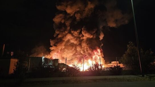 Incendio en el PTR de Zaragoza el 15 de junio de 2026