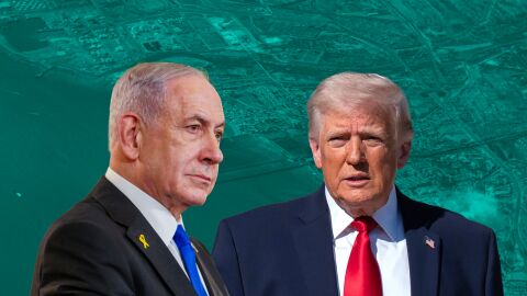 Benjamin Netanyahu y Donald Trump.