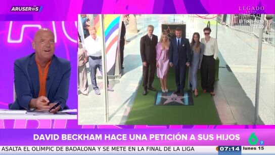 Alfonso Ar&uacute;s, tras la estrella de David Beckham en el Paseo de la Fama: "Basta ya de tanta tonter&iacute;a, las estrellas se compran"