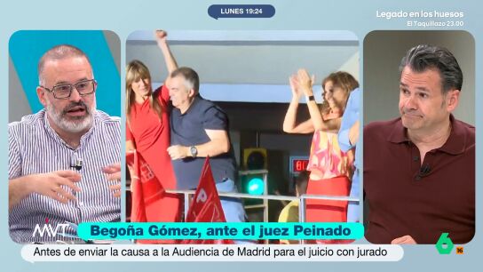 Edu Gal&aacute;n reflexiona sobre la instrucci&oacute;n del juez Peinado en la causa contra Bego&ntilde;a G&oacute;mez y afirma que est&aacute; llevando este caso "de forma absolutamente in&eacute;dita e intolerable".