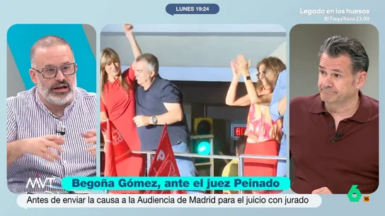 Edu Galán, sobre el juez Peinado: "Su obsesión por Begoña Gómez entra ya en el cajón de las parafilias" Edu Galán reflexiona sobre la instrucción del juez Peinado en la causa contra Begoña Gómez y afirma que está llevando este caso "de forma absolutamente inédita e intolerable".