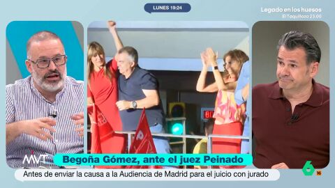 Edu Gal&aacute;n reflexiona sobre la instrucci&oacute;n del juez Peinado en la causa contra Bego&ntilde;a G&oacute;mez y afirma que est&aacute; llevando este caso "de forma absolutamente in&eacute;dita e intolerable".