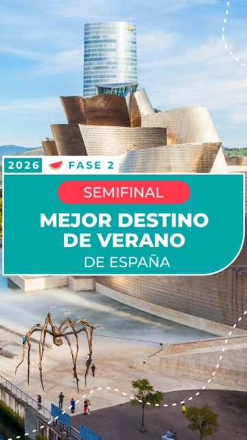 Bilbao, tercer finalista al mejor destino de verano de Espa&ntilde;a 2026