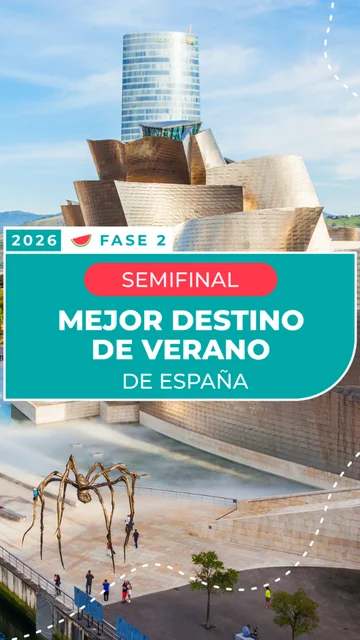 Bilbao, tercer finalista al mejor destino de verano de España 2026 Bilbao, tercer finalista al mejor destino de verano de España 2026