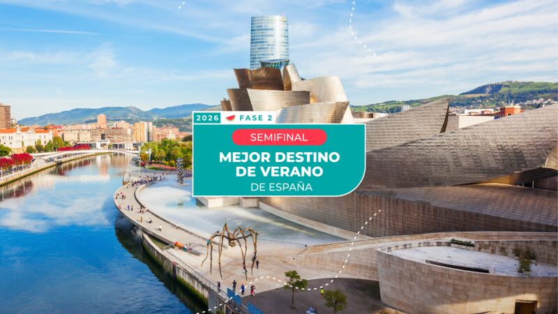 Bilbao, tercer finalista al mejor destino de verano de España 2026