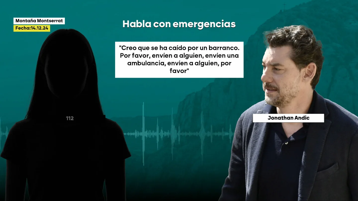 La llamada de Jonathan Andic al 112 tras la caída mortal de su padre: "No lo veo. No me contesta. Envíen a alguien, por favor" La llamada de Jonathan Andic al 112 tras la caída mortal de su padre: "No lo veo. No me contesta. Envíen a alguien, por favor"