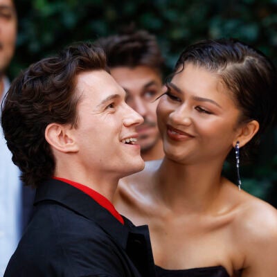Tom Holland y Zendaya presentando SpiderMan Brand New Day en Madrid