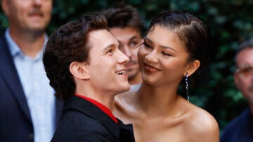 Tom Holland y Zendaya presentando SpiderMan Brand New Day en Madrid
