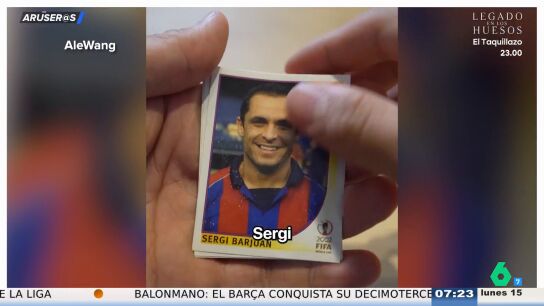 Hace la colecci&oacute;n de cromos del Mundial de f&uacute;tbol... de 2002: "Buscamos a Ronaldo, no Cristiano, sino el pelado"