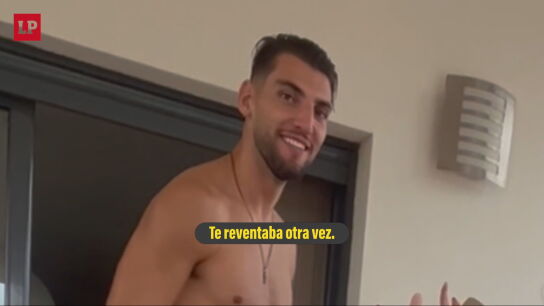 Momento del v&iacute;deo en el que Rafa Mir habla con la v&iacute;ctima el d&iacute;a de la presunta agresi&oacute;n