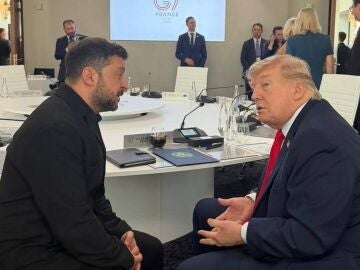 Trump se re&uacute;ne con Zelenski al margen de un G7 que refuerza las sanciones contra Rusia: "Tuvimos una muy buena reuni&oacute;n"