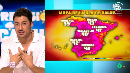 Francisco Cacho comparte en Zapeando la previsi&oacute;n del tiempo para esta semana, que prev&eacute; un fin de semana de altas temperaturas que, a partir del domingo, se podr&iacute;an convertir en la primera ola de calor.