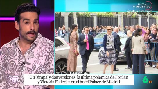 Juan Sanguino comenta en Zapeando las distintas versiones sobre un presunto 'simpa' que habr&iacute;an hecho Victoria Federica y Froil&aacute;n en la cafeter&iacute;a del hotel Palace. &iquest;Ocurri&oacute; de verdad?