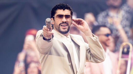 El cantante Bad Bunny act&uacute;a durante su &uacute;ltimo concierto, en el Riyadh Air Metropolitano, a 15 de junio de 2026, en Madrid (Espa&ntilde;a). El artista puertorrique&ntilde;o ha ofrecido en la capital diez conciertos entre el 30 de mayo y el 15 de junio dentro de su gira &lsquo;DeB&Iacute; TiRAR M&aacute;S FOToS World Tour&rsquo;. Ricardo Rubio / Europa Press 15/06/2026