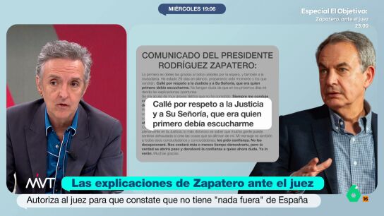 El artista indica que la imputaci&oacute;n del expresidente socialista supone un impacto "demoledor" en su imagen. Ramonc&iacute;n espera que lo que ha contado Zapatero sea verdad, "pero hay una parte &eacute;tica que est&aacute; muy tocada".