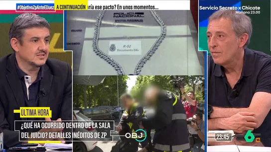 Los periodistas Alfonso Pérez Medina y Miguel Ángel Campos en El Objetivo Los periodistas Alfonso Pérez Medina y Miguel Ángel Campos en El Objetivo